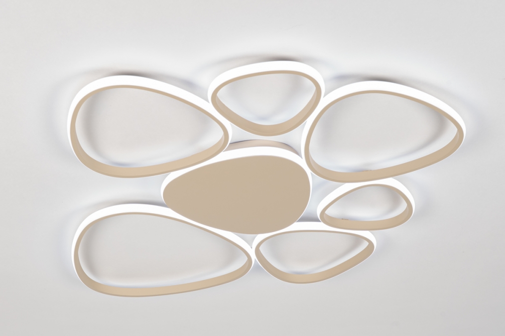 Stropní stmívatelné LED svítidlo Organic Taupe 90