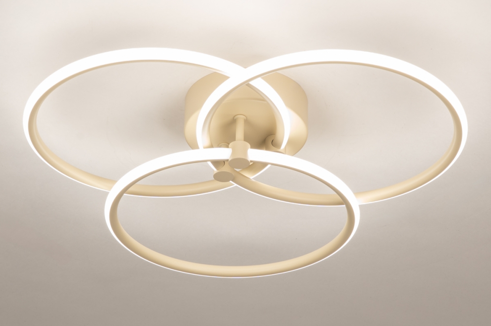 Stropní stmívatelné LED svítidlo Omega Venta 50 Taupe