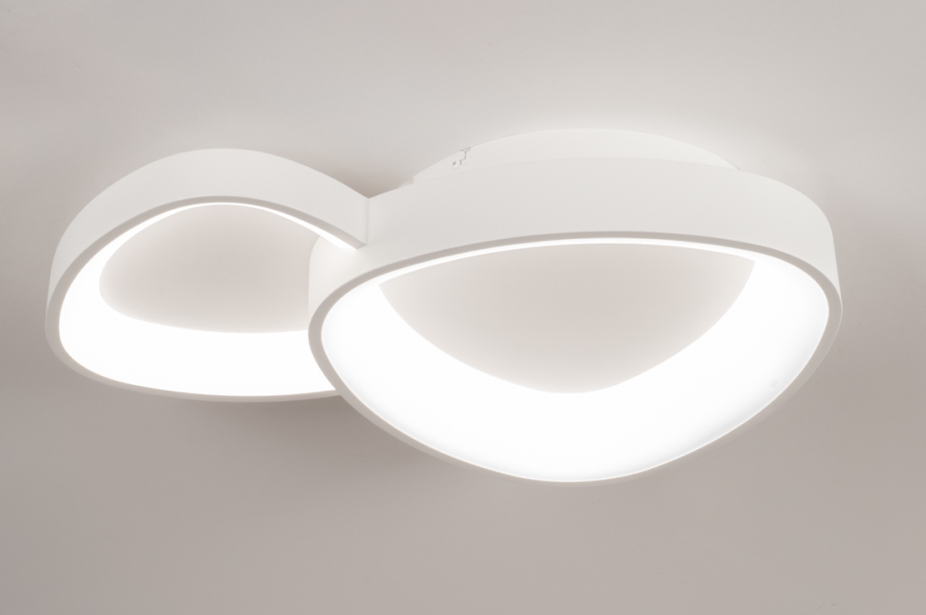 Stropní designové LED svítidlo Organic White 58