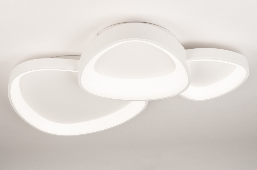 Stropní designové LED svítidlo Organic White 90