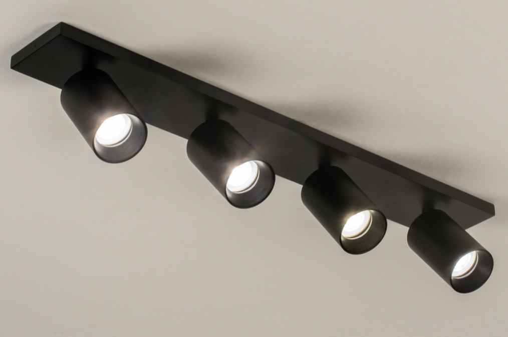 Stropní bodové svítidlo Average Spot Black IV