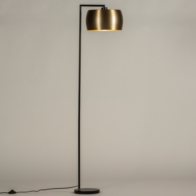 Stojací designová lampa Pallas Bond Gold