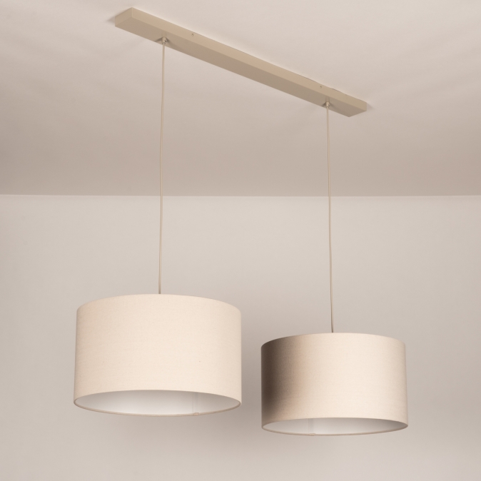 Závěsné svítidlo nad stůl Duo Crema Unima and Taupe