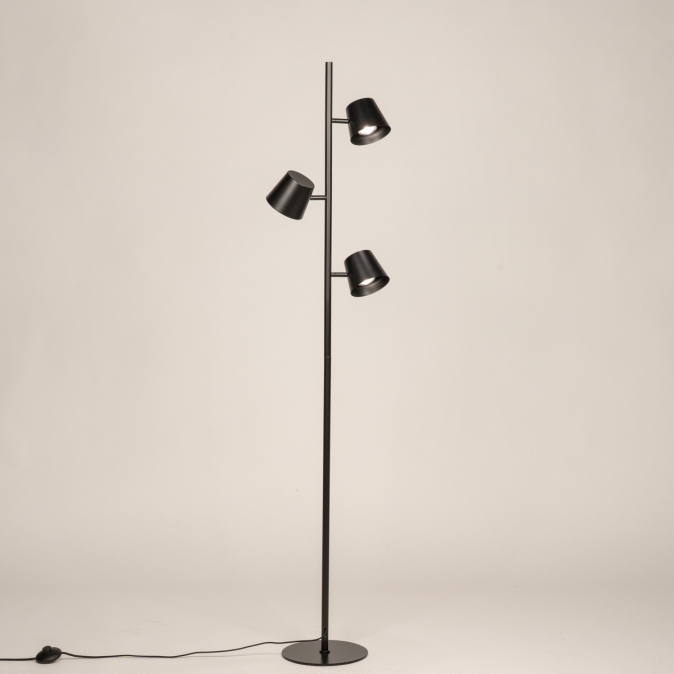 Stojací lampa Snap Fosca Black Trio