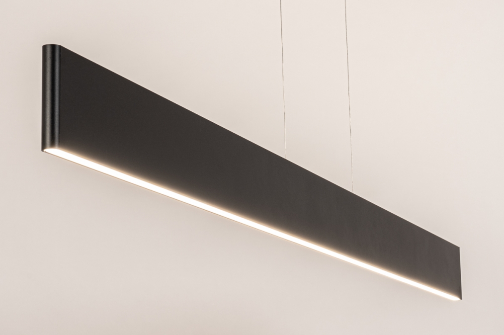 Závěsné stmívatelné LED svítidlo Linear 150 Black
