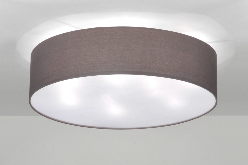 Stropní designové šedé svítidlo do obýváku Royal Grey