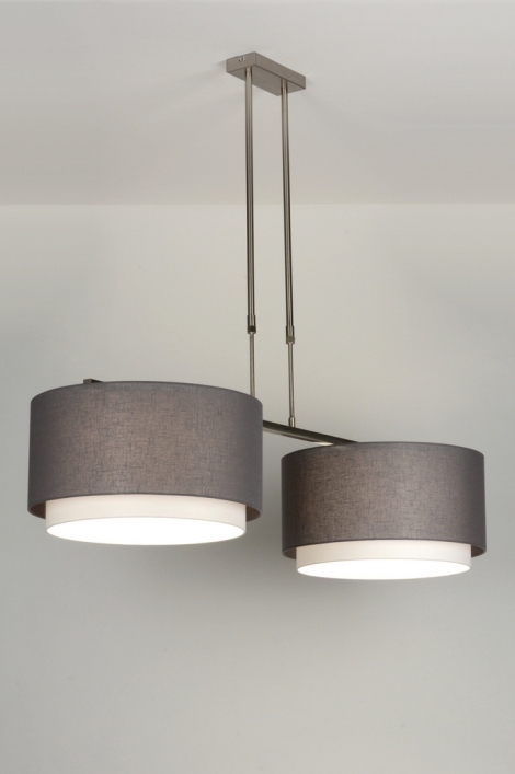 Závěsné designové svítidlo Napolitana Grey Duo Distinque