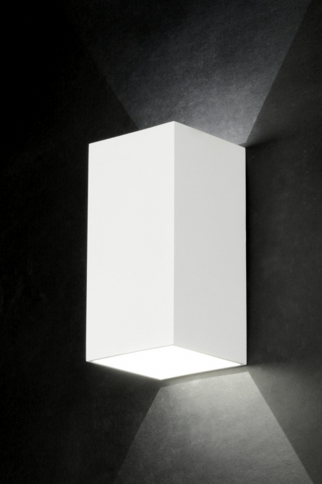 Venkovní nástěnné bílé LED svítidlo Cortenno White