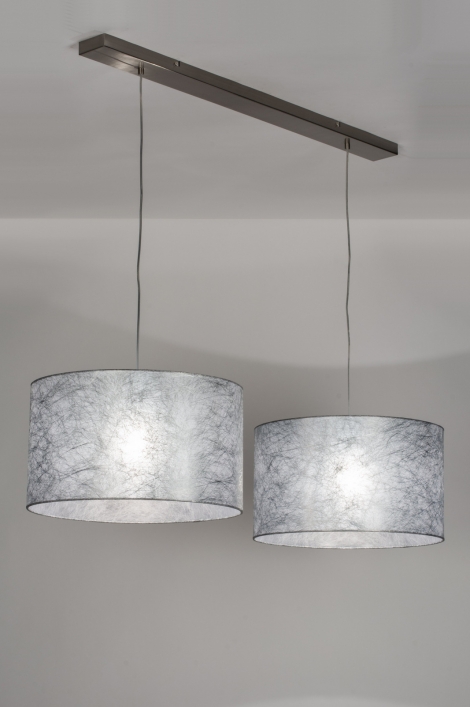 Závěsné designové svítidlo Duo Silver Unima 