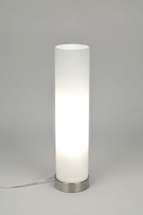 Stolní designová skleněná lampa Selma