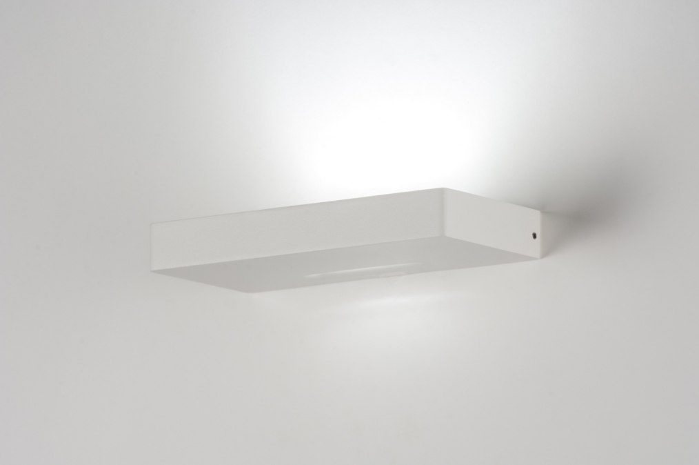 Nástěnné designové bílé LED svítidlo na schodiště Nogent