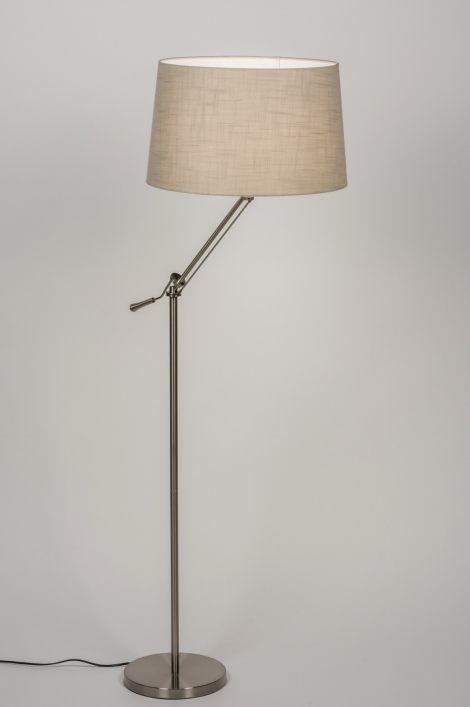 Stojací designová béžová lampa Fianno Taupe K