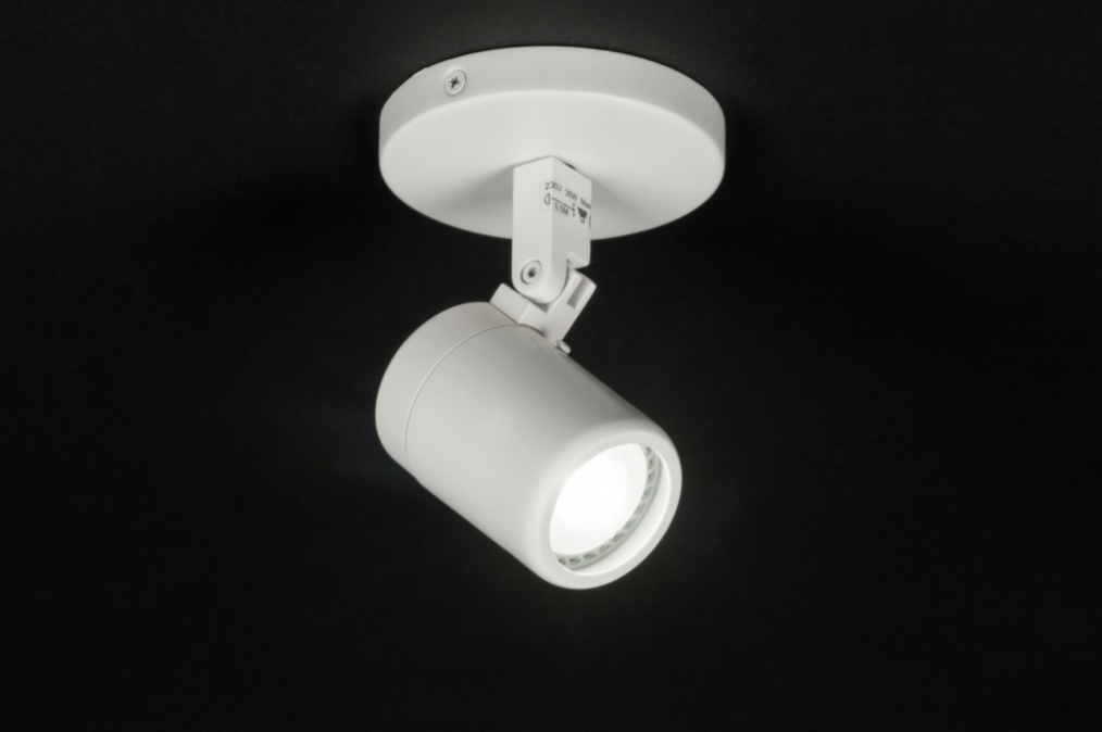 Stropní, nástěnné nebo koupelnové designové svítidlo Spot White 