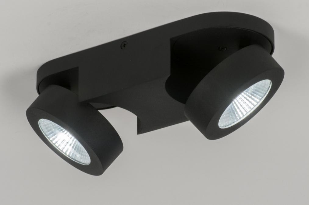 Stropní designové LED svítidlo AV Black II 