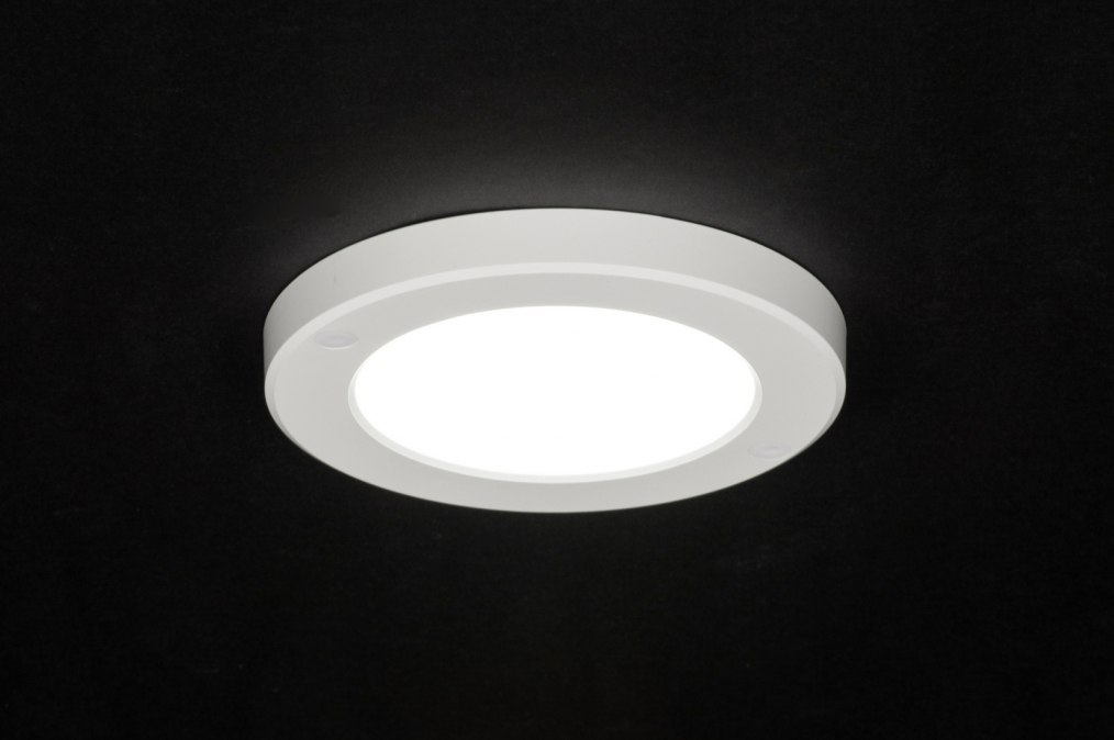 Stropní kulaté bílé LED svítidlo Combi I