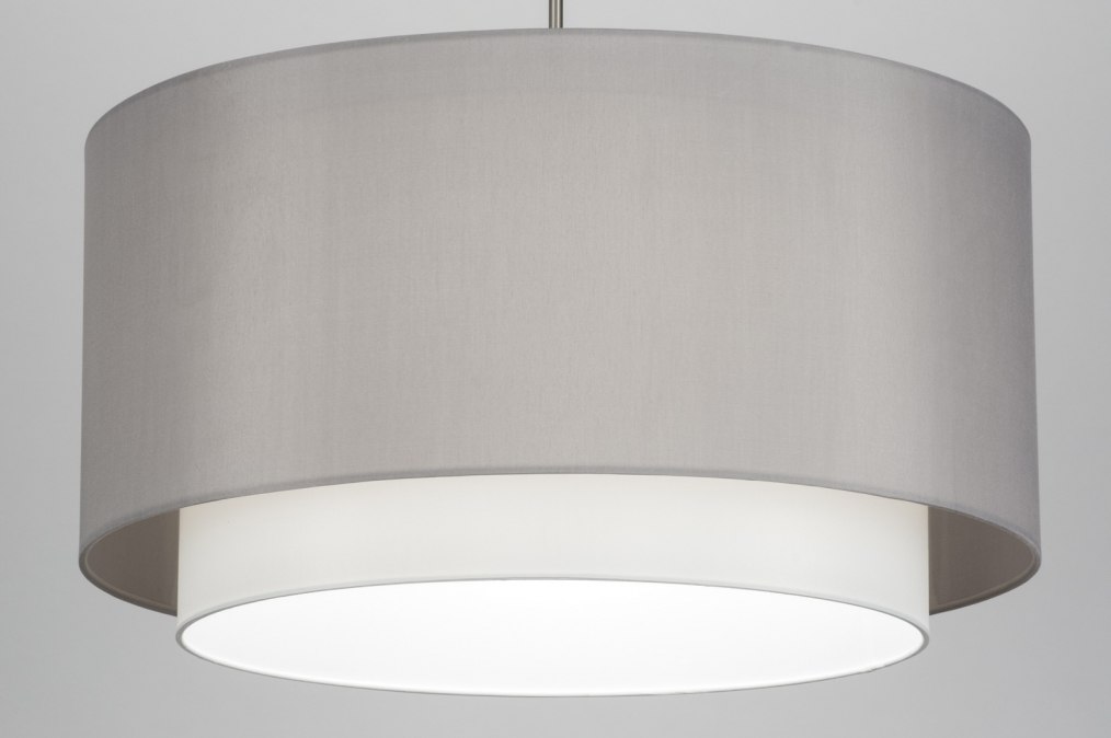 Závěsné designové šedé svítidlo Giovanni Yersey
