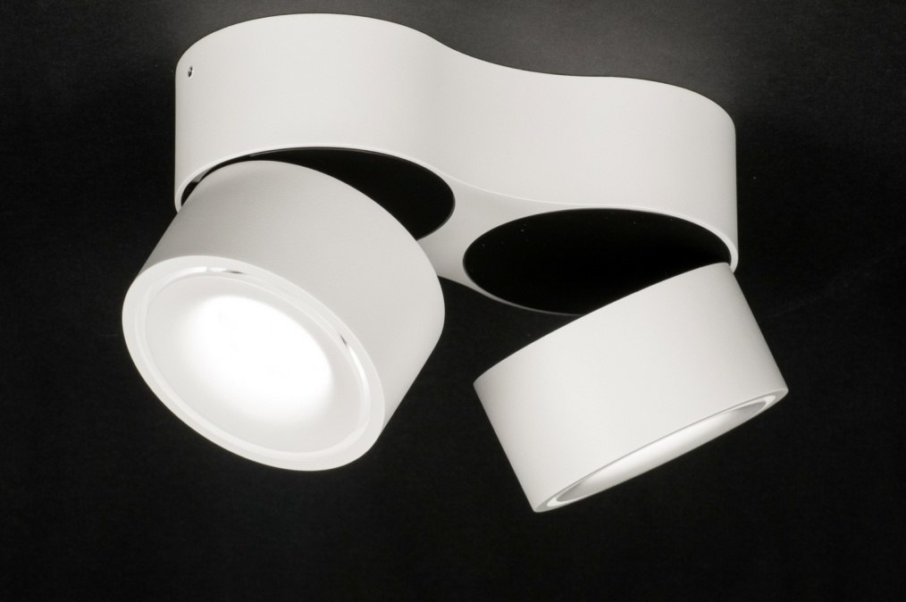 Stropní nebo nástěnné bodové bílé LED svítidlo Hansen