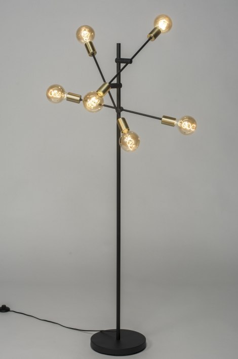 Stojací designová lampa Sydney Bulb Gold